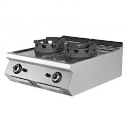 Cocina Wok a Gas Sobremesa 2 fuegos