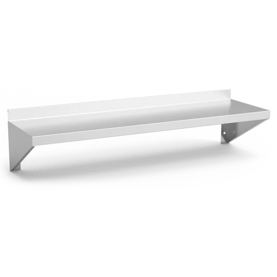Estante Mural Fondo 500 mm a pared acero inoxidable