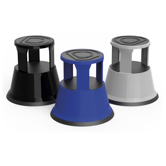 Taburete Rodante Profesional en acero Inoxidable