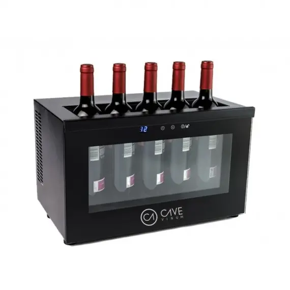 Expositor Sobremesa Refrigerado de Vinos para 5 Botellas