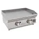 Plancha a gas Hosteleria 60x40 cm 2 Quemadores