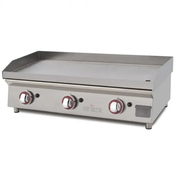 Plancha a gas Hosteleria 80x40 cm 3 Quemadores