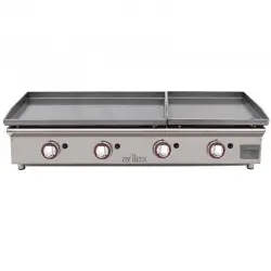 Plancha a gas 1 placa 80x40 y 1 placa 40x40 cm