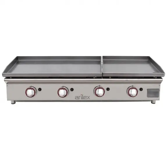 Plancha a gas 1 placa 80x40 y 1 placa 40x40 cm