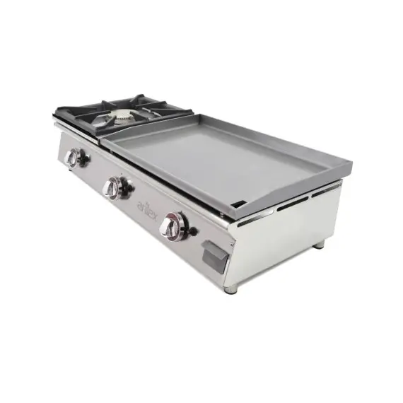 Plancha a gas de 60 cm de Largo y 1 Fogon