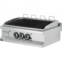 Barbacoa a Gas Piedra Volcanica Sobremesa 90x63 cm