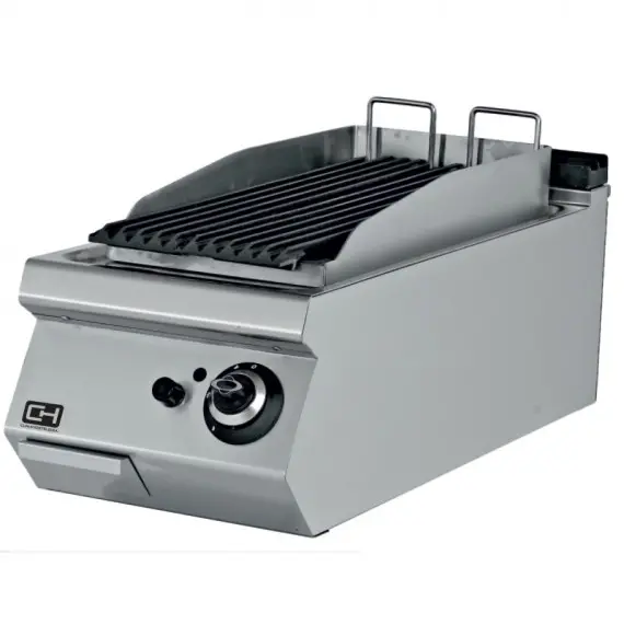 Barbacoa a Gas Piedra Volcanica Sobremesa 40x73 cm