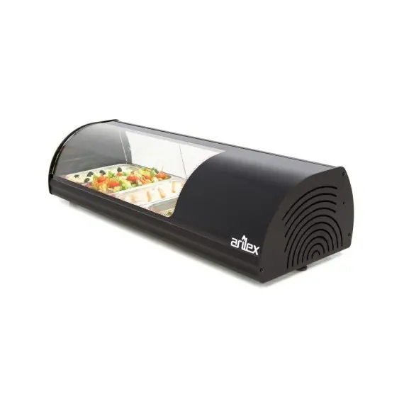 Vitrina Refrigerada para Tapas de 4 Cubetas GN 1/3. 4VTG-NE