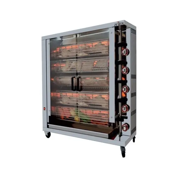 Asador de Pollos a Gas 5 Espadas