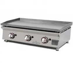Plancha a gas 3 quemadores Hosteleria