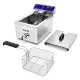 Freidora Electrica Hosteleria 1 Cesta 10 Litros con Grifo FE-10