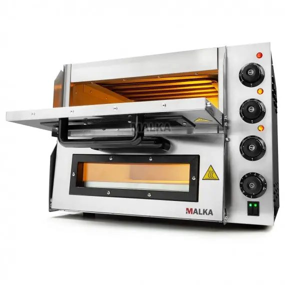Horno de Pizza Electrico Profesional 2 pizzas de 38 cm