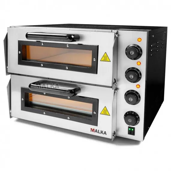 Horno de Pizza Electrico Profesional 2 pizzas de 38 cm