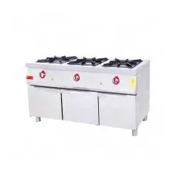 Cocina a gas 3 Quemadores con Mueble