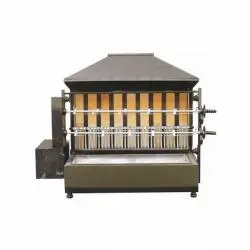 Asador de pollos de Leña 2 Espadas para 10 pollos