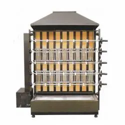 Asador de pollos de Leña 5 Espadas para 25 pollos