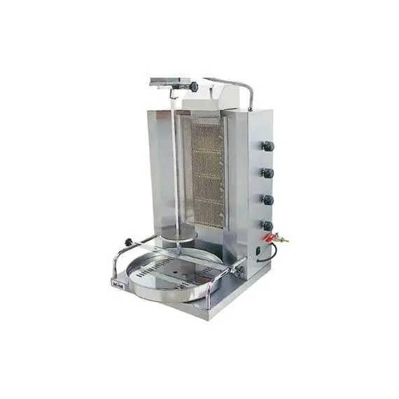 Máquina de Kebab de 4 Quemadores a gas