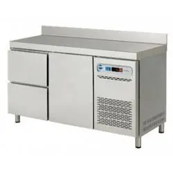Mesa refrigerada 2 Cajones y 1 Puerta 150 cm
