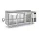 Mesa Refrigerada 3 puertas de cristal 200 cm de Largo