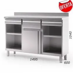 Mueble cafetero en acero Inoxidable