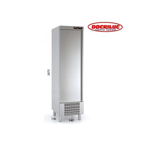 Armario de Congelación 1 Puerta en Acero Inoxidable asnd 55