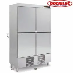 Armario Refrigerado 4 Puertas Pequeñas ASD-125