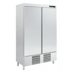 armario de Congelación 2 Puertas Grandes Inox Agnd 140