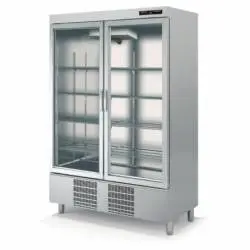 armario refrigerado 2 Puertas Grandes de Cristal Agvd140