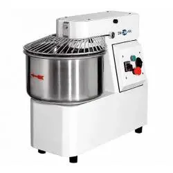 AMASADORA DE GANCHO ESPIRAL CON CUBA Y CABEZAL FIJOS