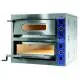 Horno de Pizzas Electrico 4+4 Pizzas de 36 cm