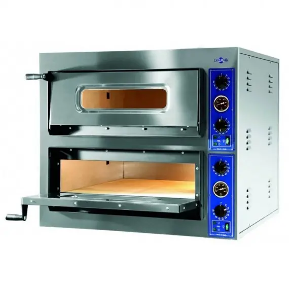 Horno de Pizzas Electrico 4+4 Pizzas de 36 cm