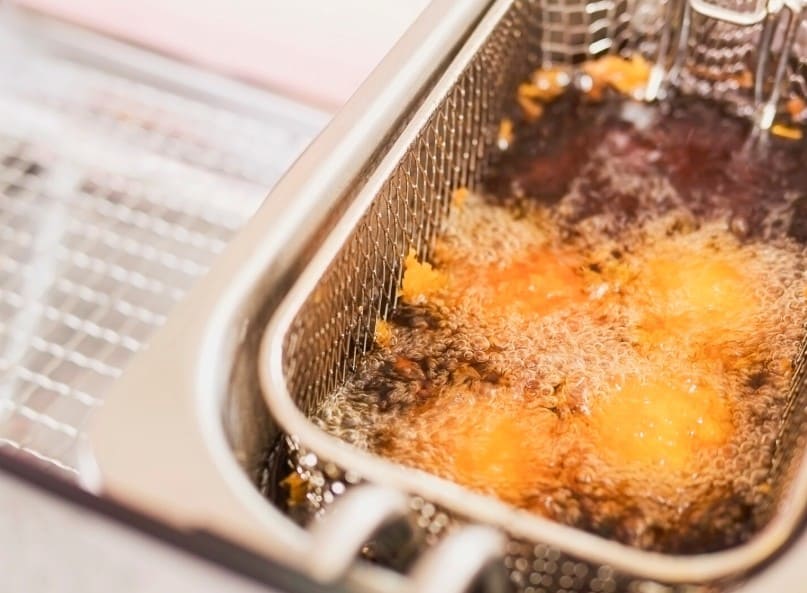 freidora agua aceite